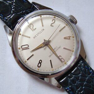 VINTAGE WIND UP WESTCLOX ,RUN GREAT